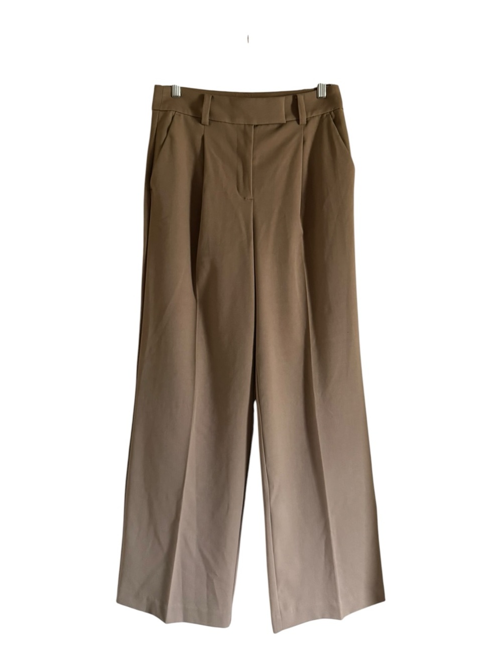 LOFT Wide-Leg Trousers in Tan